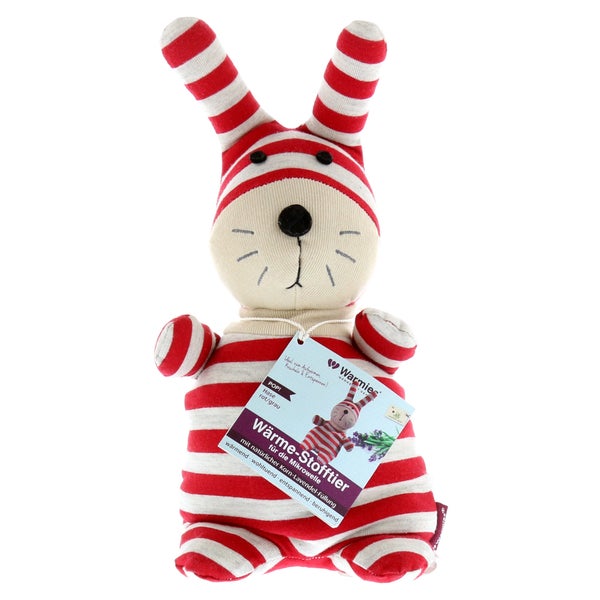 Warmies POP Hase rot/grau gestreift 1 St