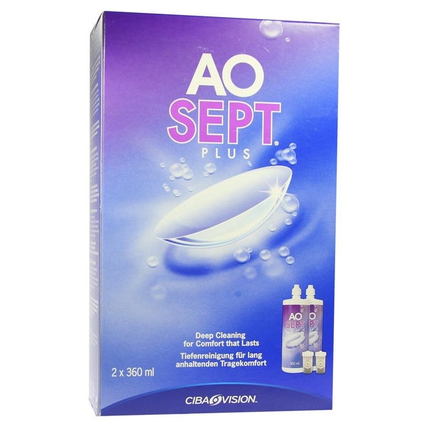 Aosept plus Lösung 2X360 ml
