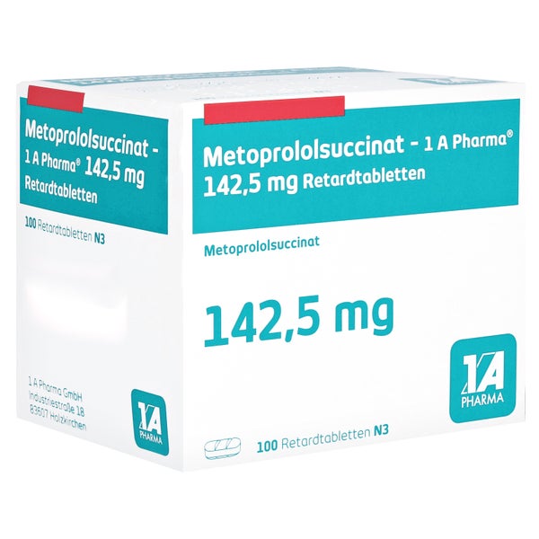 METOPROLOLSUCCINAT-1A Phar.142,5 Retardtabletten 100 St