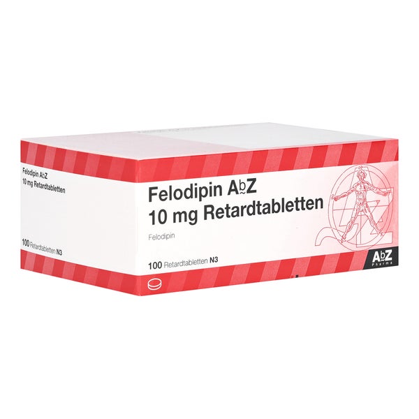 Felodipin AbZ 10 mg retard Tabl. 100 St