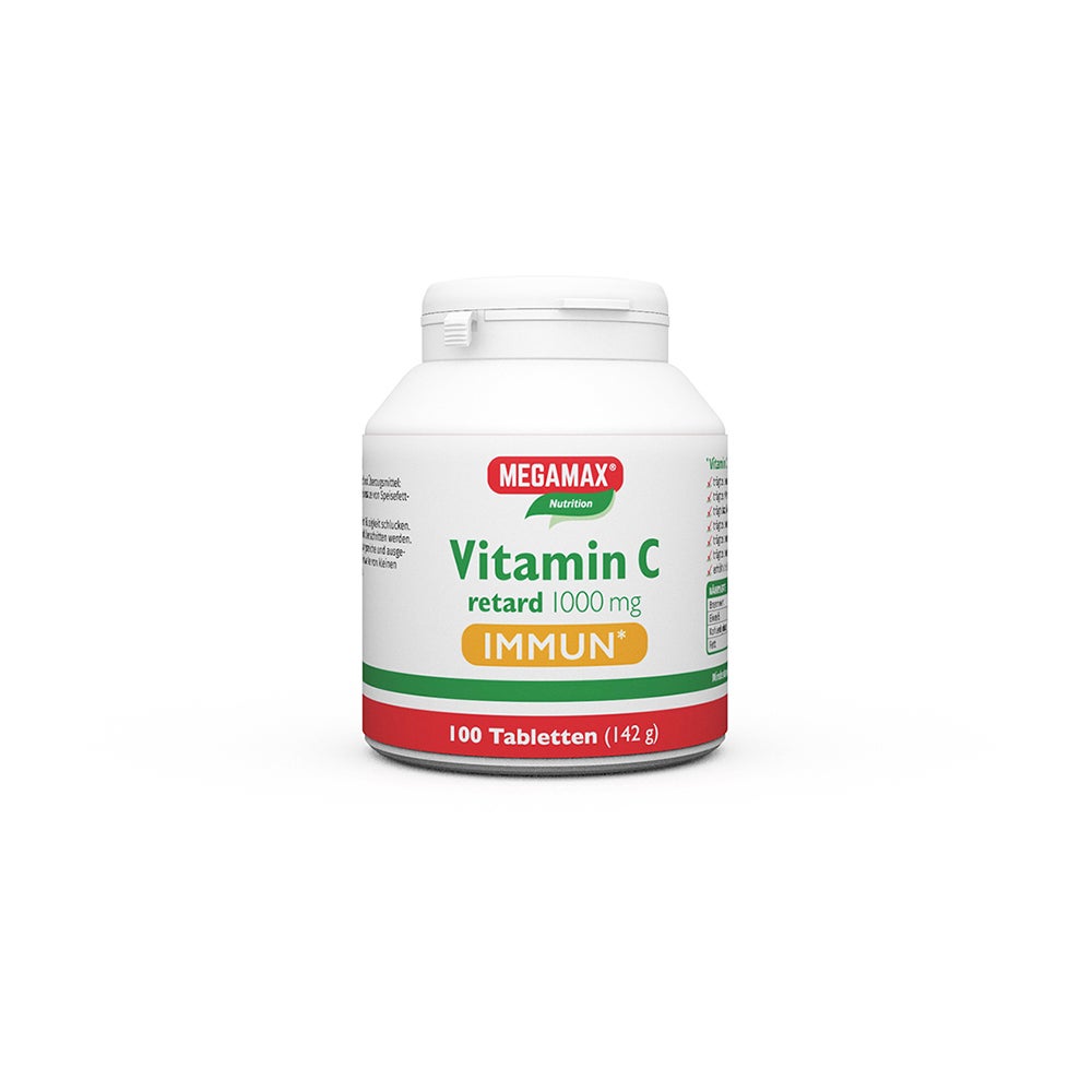 MEGAMAX Vitamin C retard 1000 mg IMMUN 100 St