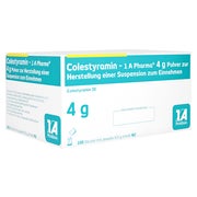 COLESTYRAMIN-1A Pharma 4 g Plv.z.H.e.Susp.z.Einn. 100 St