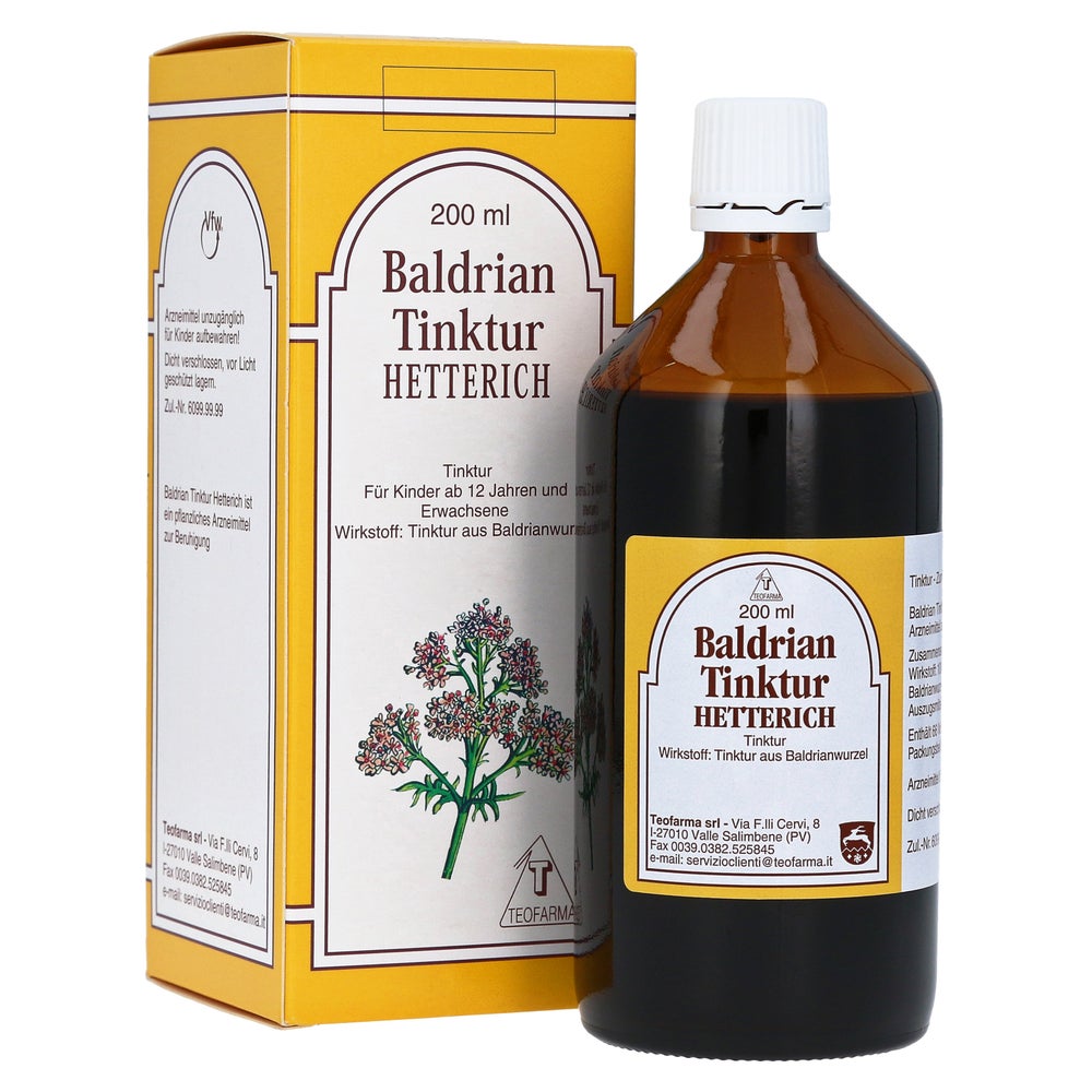 Baldriantinktur Hetterich 200 ml