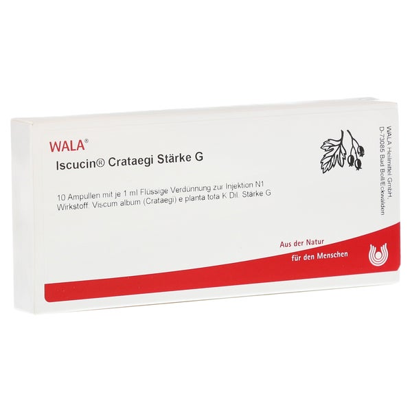 Iscucin Crataegi Stärke G Ampullen 10X1 ml