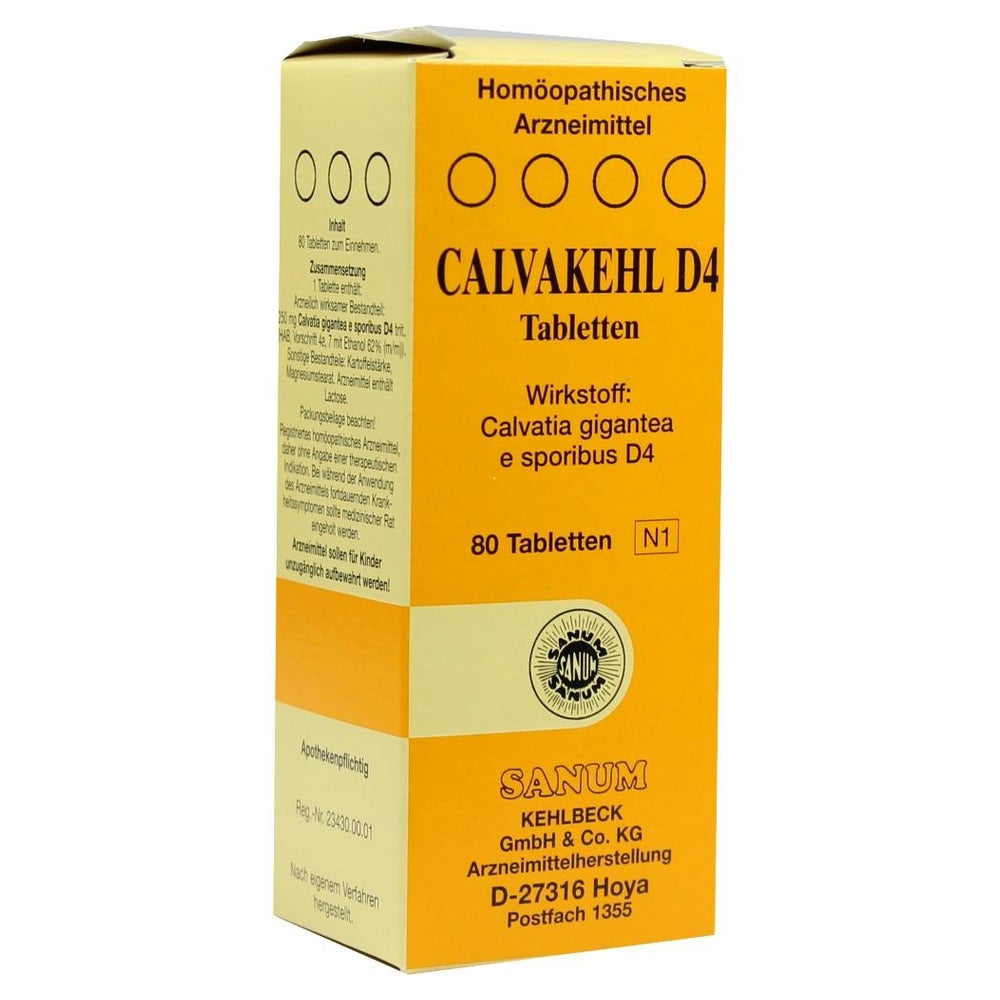 Calvakehl D 4 Tabletten 80 St