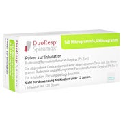 DUORESP Spiromax 160µg/4,5µg/Dosis 1x120ED Inh.-P. 1 St
