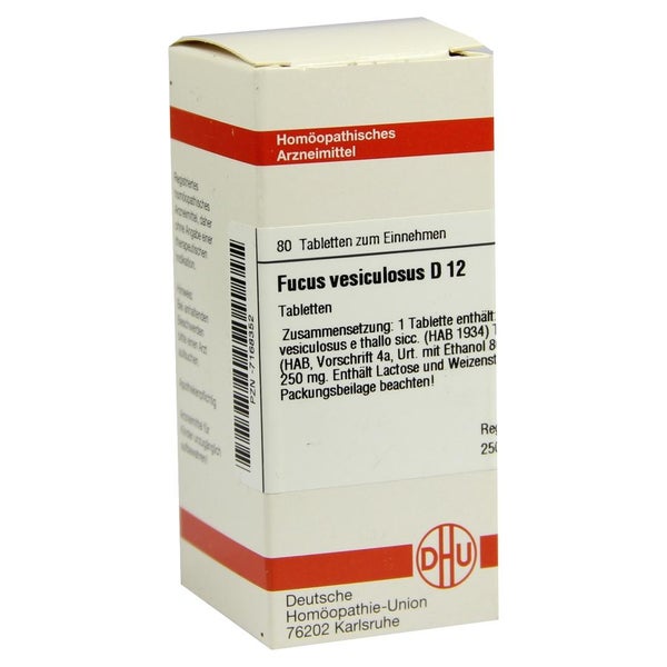 Fucus Vesiculosus D 12 Tabletten 80 St