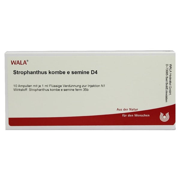 Strophanthus Kombe e semine D 4 Ampullen 10X1 ml