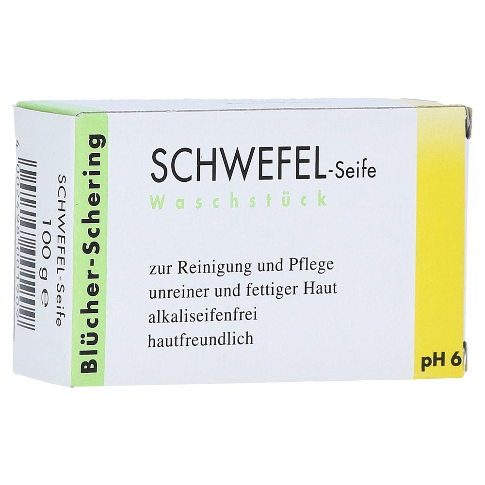 Schwefel Seife Blücher Schering 100 g