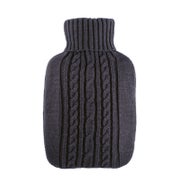 HUGO FROSCH Wärmflasche Klassik 1,8l Strickbezug dunkelgrau 1 St
