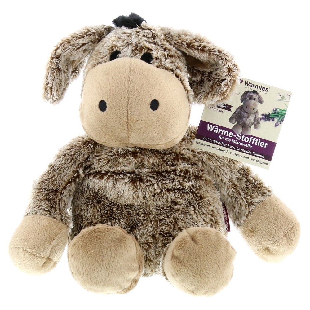 Warmies® Wärmekissen "Esel meliert" mit Lavendel-Korn-Füllung 1 St