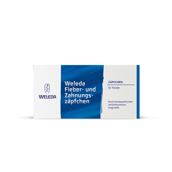 Weleda Fieber- und Zahnungszäpfchen 10 St