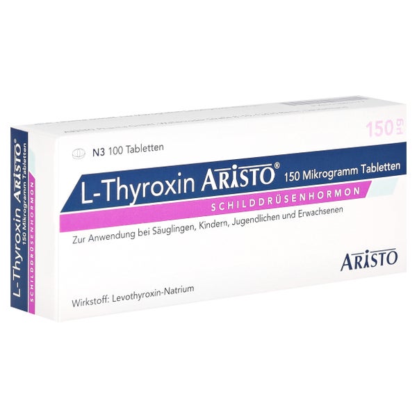 L-thyroxin Aristo 150 Mikrogramm Tablett 100 St