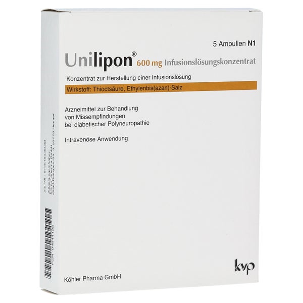 Unilipon 600 Infusionslösungskonzentrat 1X5 St