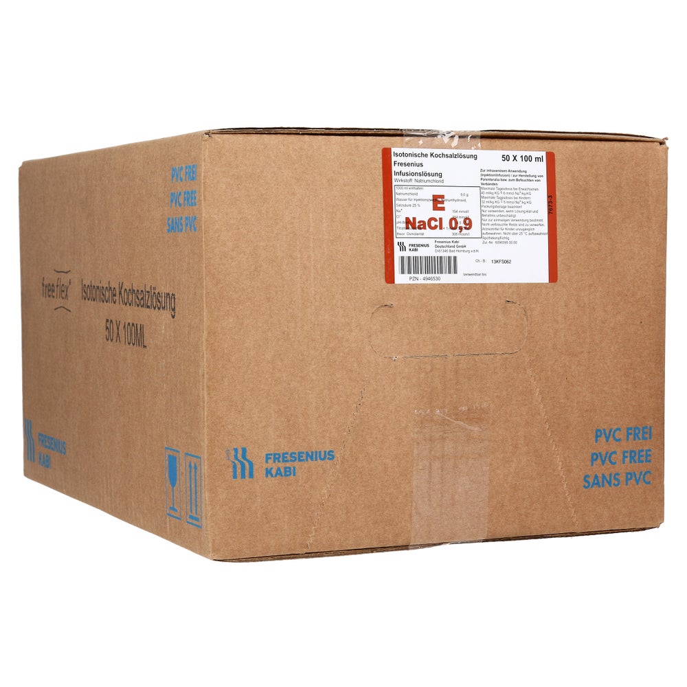 Isotonische Kochsalzlösung Fresenius fre 50X100 ml