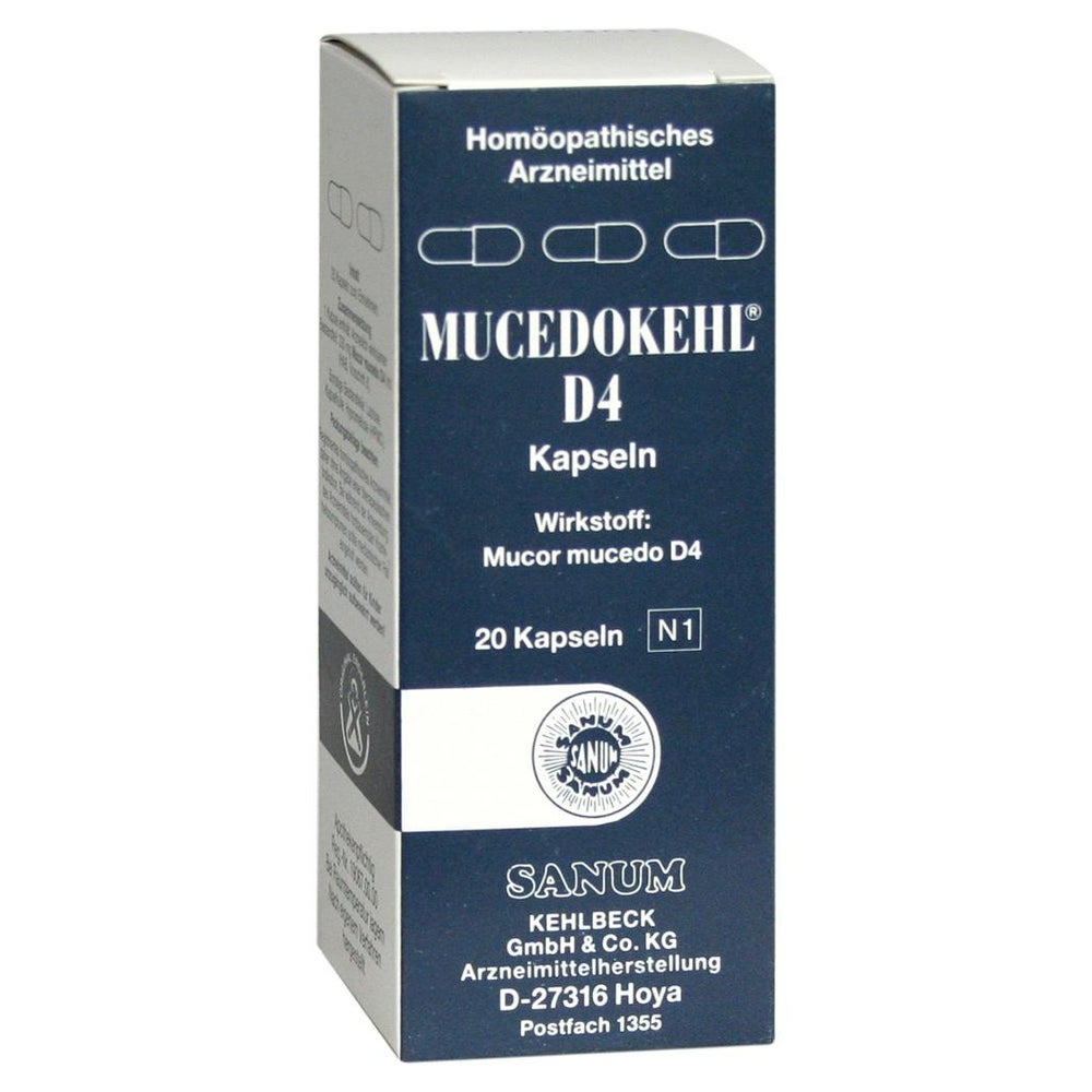Mucedokehl D 4 Kapseln 20 St