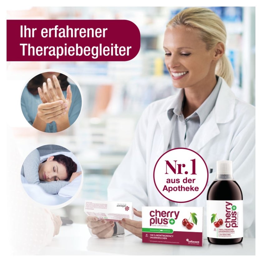 CHERRY PLUS - Montmorency-Sauerkirsch-Kapseln 60 St