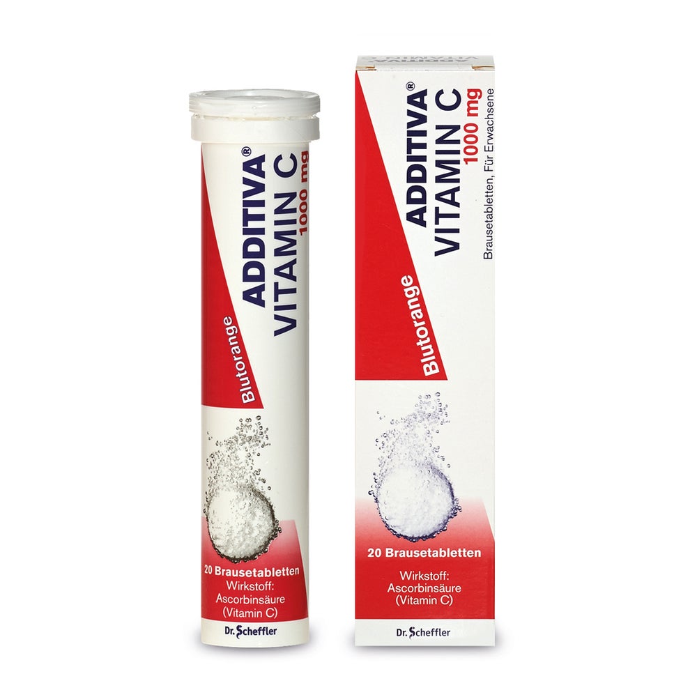 Additiva Vitamin C Blutorange Brausetabletten