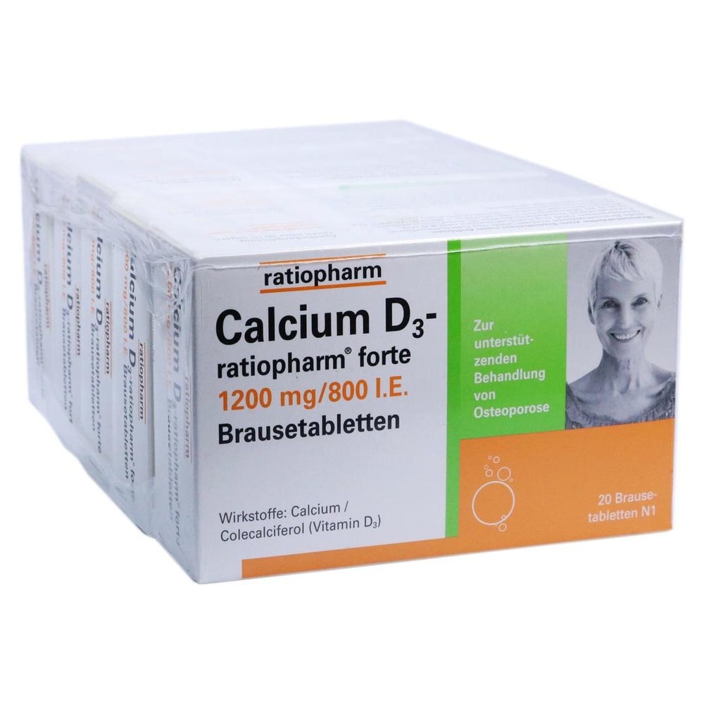 Calcium D3 ratiopharm forte Brausetabletten 100 St