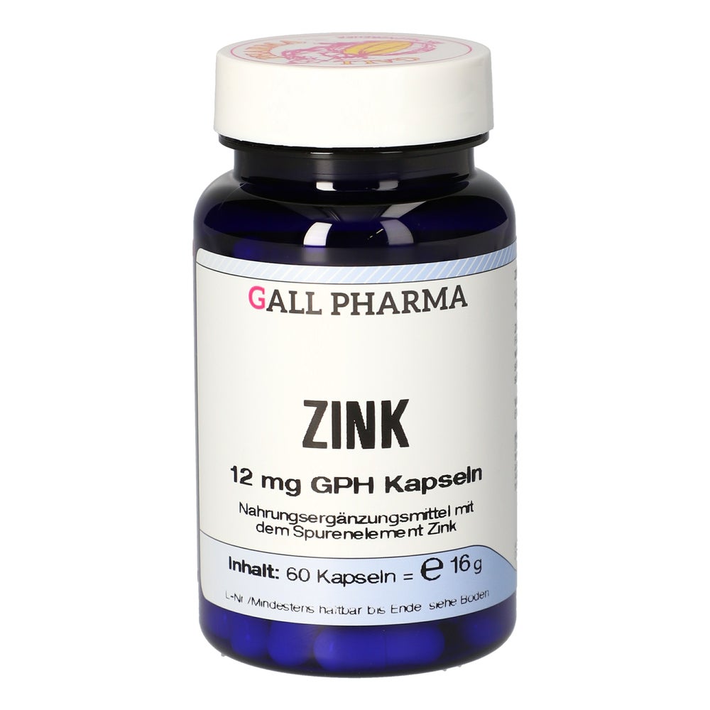 ZINK 12 mg GPH Kapseln 60 St