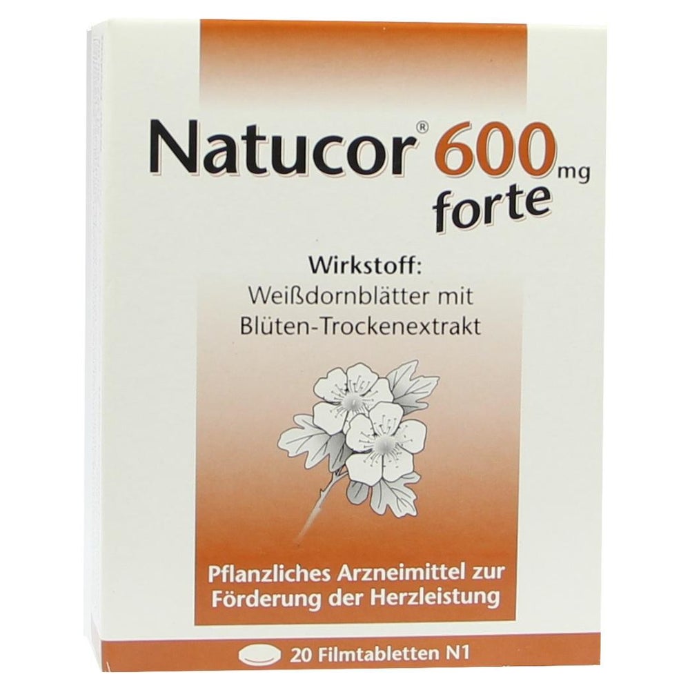 Natucor 600 mg forte Filmtabletten 20 St