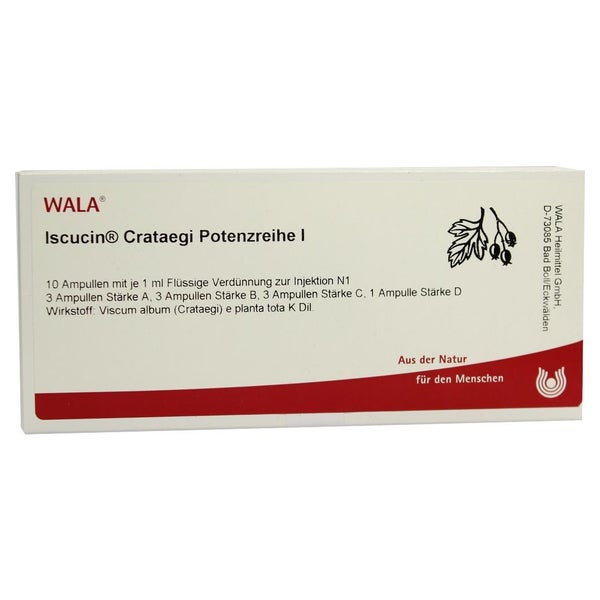 Iscucin Crataegi Potenzreihe I Ampullen 10X1 ml