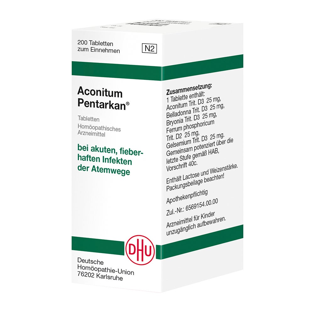Aconitum Pentarkan Tabletten 200 St