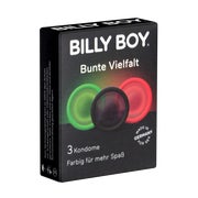 «Bunte Vielfalt» bunt gemischte Kondome (3 Kondome) 3 St