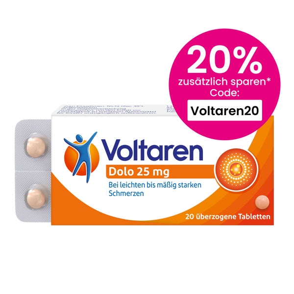 Voltaren Dolo 25mg Tabletten 20 St
