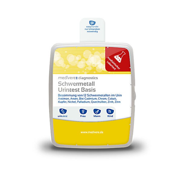 medivere diagnostics Schwermetall Urintest Basis 1 St
