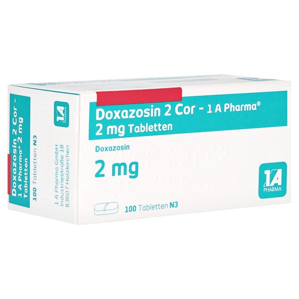 Doxazosin 2 Cor-1a Pharma Tabletten 100 St