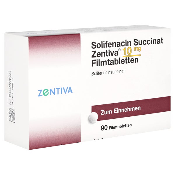 SOLIFENACIN SUCCINAT Zentiva 10 mg Filmtabletten 90 St