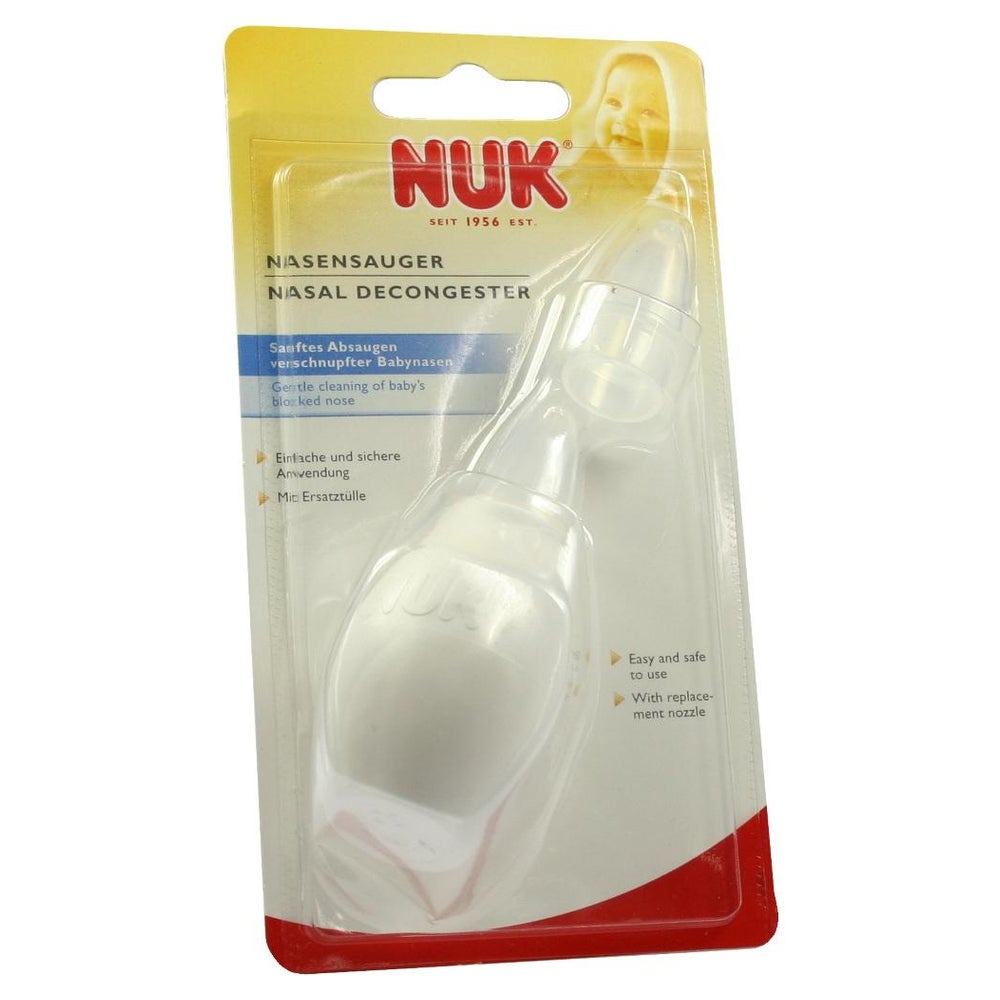 NUK Nasensauger Gr.1 weiß Krt. 1 St