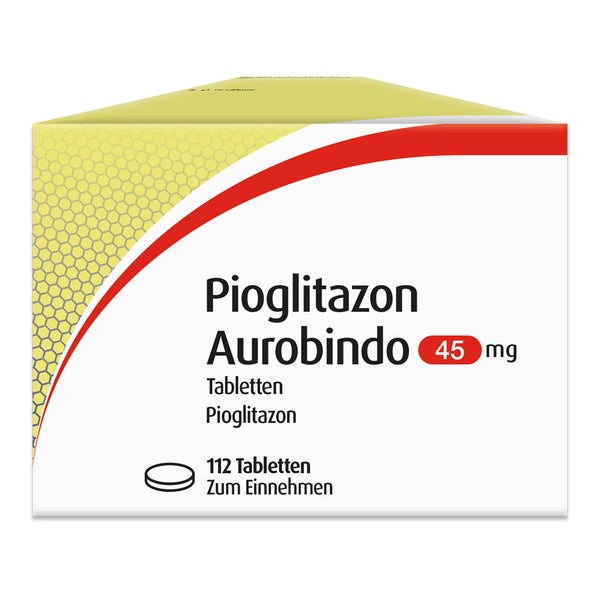 Pioglitazon Aurobindo 45 mg Tabletten 112 St