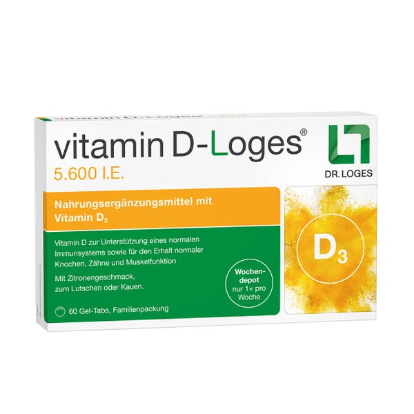 vitamin D-Loges 5.600 I.E. Wochendepot 60 St