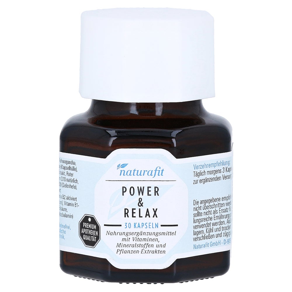 Naturafit Power & Relax Aschw.Rhod.OPC Q 30 St