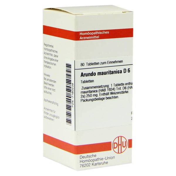Arundo Mauritanica D 6 Tabletten 80 St