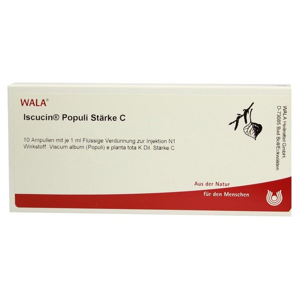 Iscucin Populi Stärke C Ampullen 10X1 ml