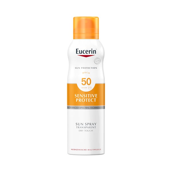 Eucerin Sensitive Protect Sun Spray Transparent Dry Touch LSF 50 200 ml