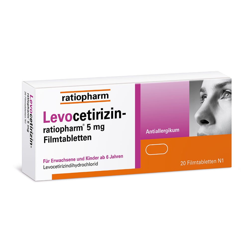 Levocetirizin-ratiopharm® 5 mg 20 St