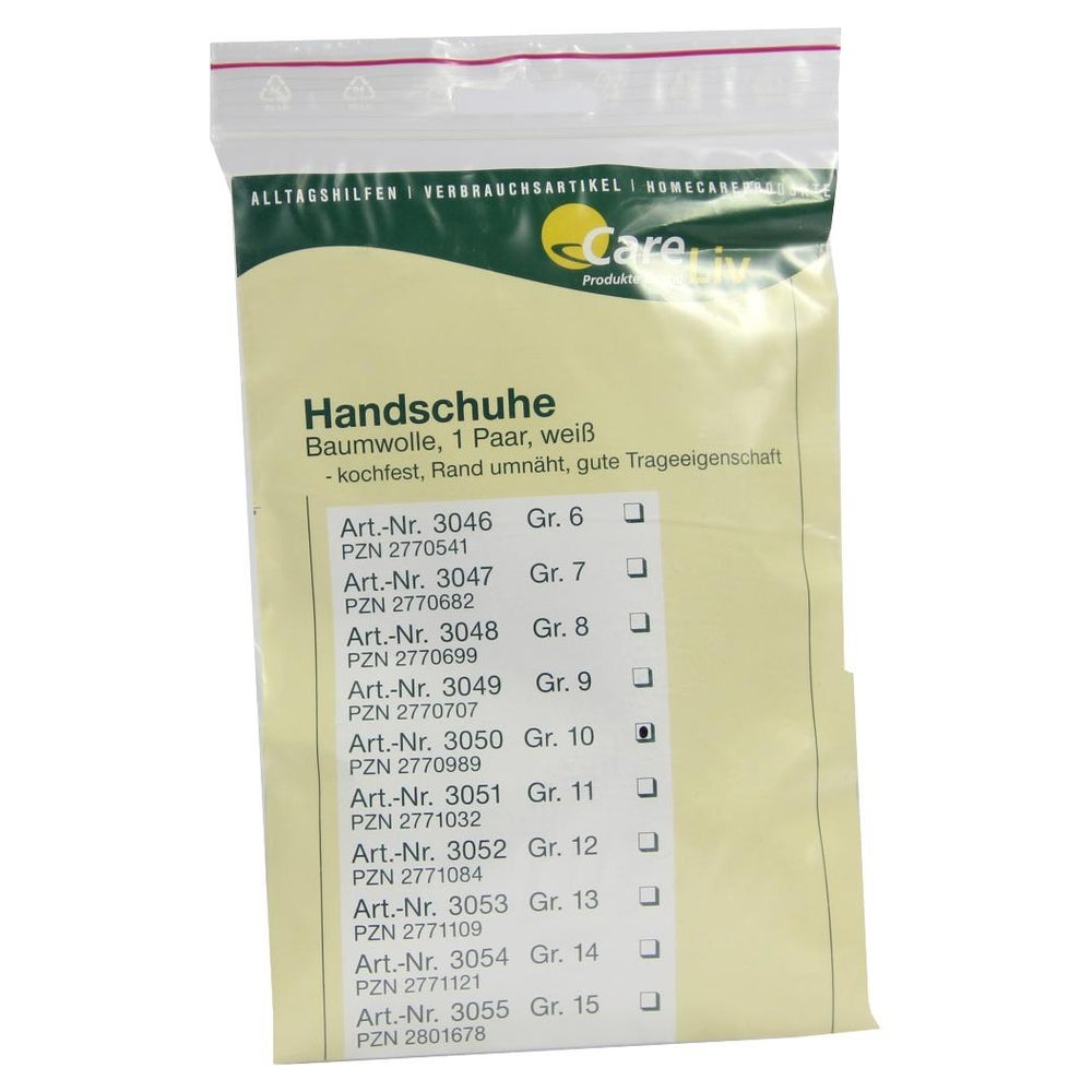 Handschuhe Baumwolle Gr.10 2 St