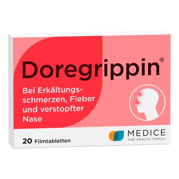 Doregrippin 500 mg/ 10 mg 20 St