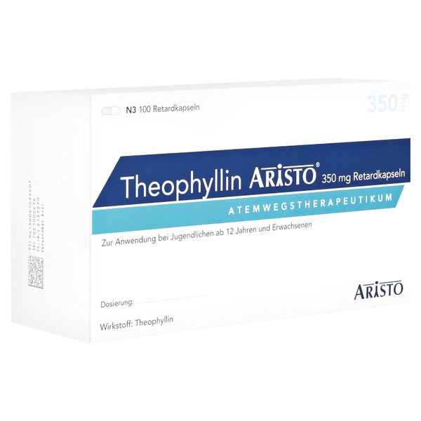 Theophyllin Aristo 350 mg Retardkapseln 100 St