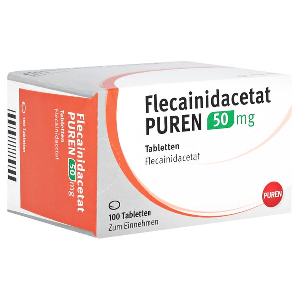 Flecainidacetat Puren 50 mg Tabletten 100 St