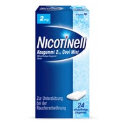 Produktabbildung: Nicotinell Kaugummi 2 mg Cool Mint 24 St