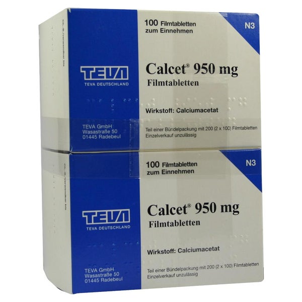 Calcet 950 mg Filmtabletten 200 St