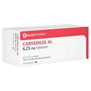 Carvedilol AL 6,25 mg Tabletten 100 St