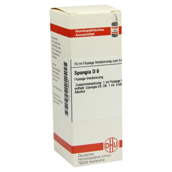 Spongia D 6 Dilution 20 ml
