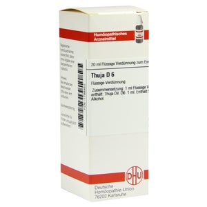 Thuja D 6 Dilution 20 ml online kaufen | DocMorris