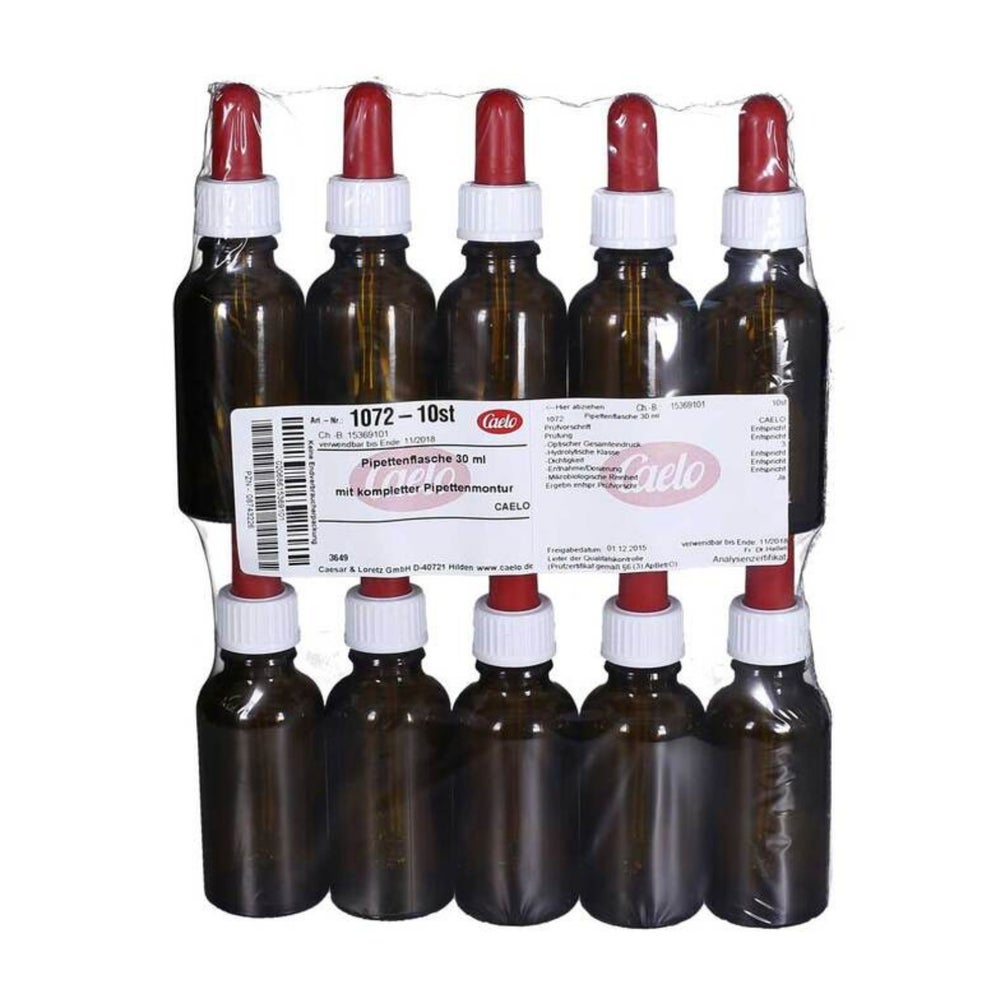 Pipettenflasche 30 ml m.kompl.Pipettenmo 10 St